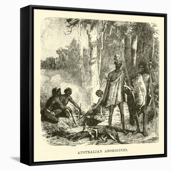 Australian Aborigines-null-Framed Stretched Canvas
