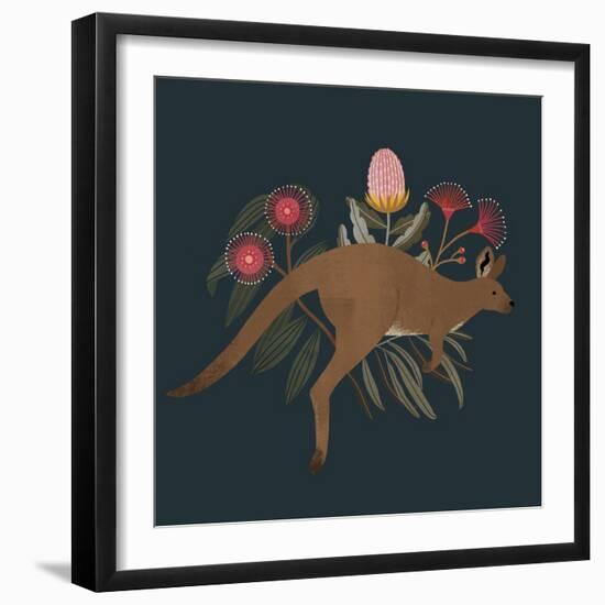 Australian Animals III-Victoria Barnes-Framed Art Print