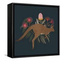 Australian Animals III-Victoria Barnes-Framed Stretched Canvas