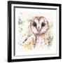 Australian Barn Owl-Sillier than Sally-Framed Giclee Print