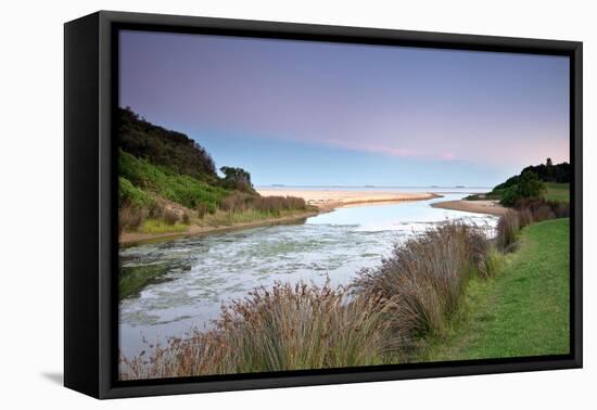 Australian Coastal Scene-Ben Mcrae-Framed Stretched Canvas