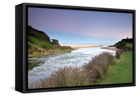 Australian Coastal Scene-Ben Mcrae-Framed Stretched Canvas