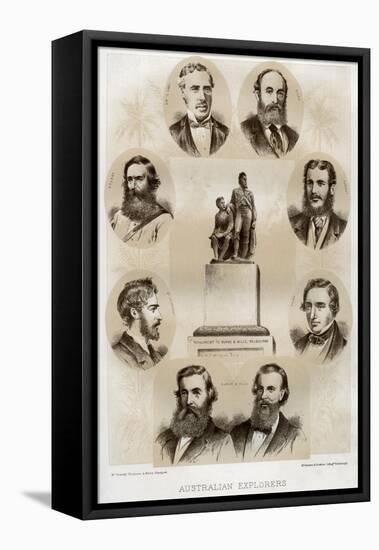 Australian Explorers, 1879-McFarlane and Erskine-Framed Stretched Canvas