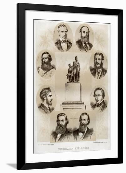 Australian Explorers, 1879-McFarlane and Erskine-Framed Giclee Print