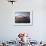 Australian Flag and Sydney Harbor Bridge at Dusk, Sydney, Australia-David Wall-Framed Photographic Print displayed on a wall