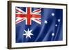 Australian Flag-daboost-Framed Art Print