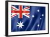 Australian Flag-daboost-Framed Art Print