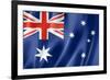 Australian Flag-daboost-Framed Art Print