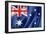 Australian Flag-daboost-Framed Art Print