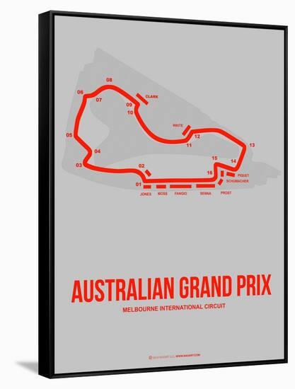 Australian Grand Prix 1-NaxArt-Framed Stretched Canvas