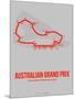 Australian Grand Prix 1-NaxArt-Mounted Art Print