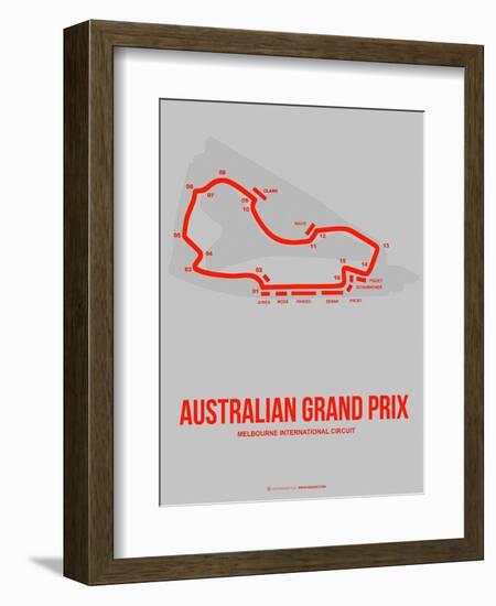 Australian Grand Prix 1-NaxArt-Framed Art Print