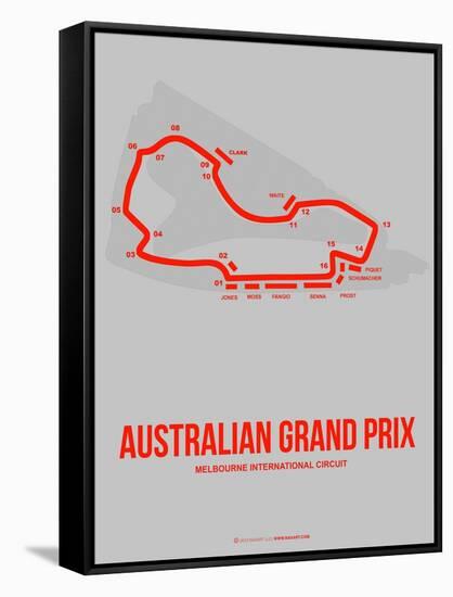 Australian Grand Prix 1-NaxArt-Framed Stretched Canvas