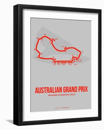 Australian Grand Prix 1-NaxArt-Framed Art Print