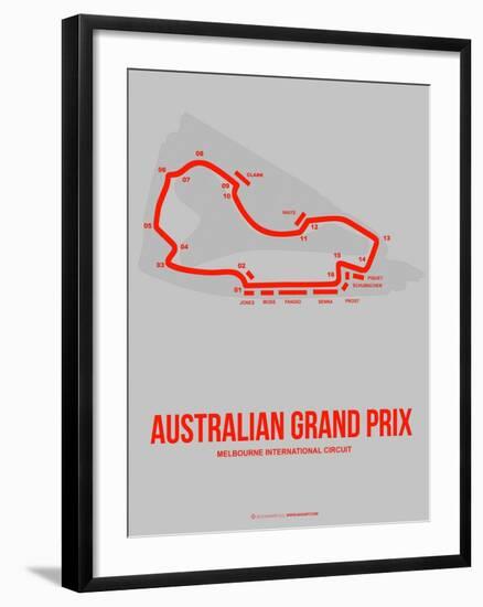 Australian Grand Prix 1-NaxArt-Framed Art Print
