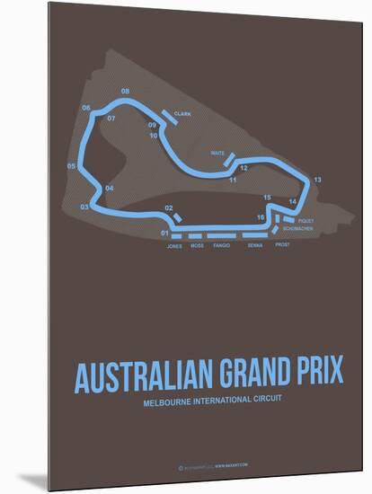 Australian Grand Prix 2-NaxArt-Mounted Art Print