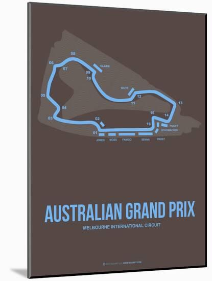 Australian Grand Prix 2-NaxArt-Mounted Art Print