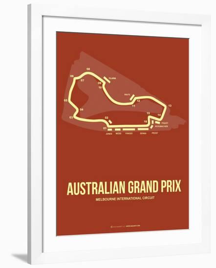 Australian Grand Prix 3-NaxArt-Framed Art Print