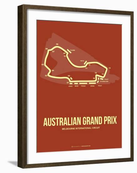 Australian Grand Prix 3-NaxArt-Framed Art Print