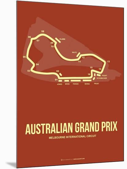 Australian Grand Prix 3-NaxArt-Mounted Art Print