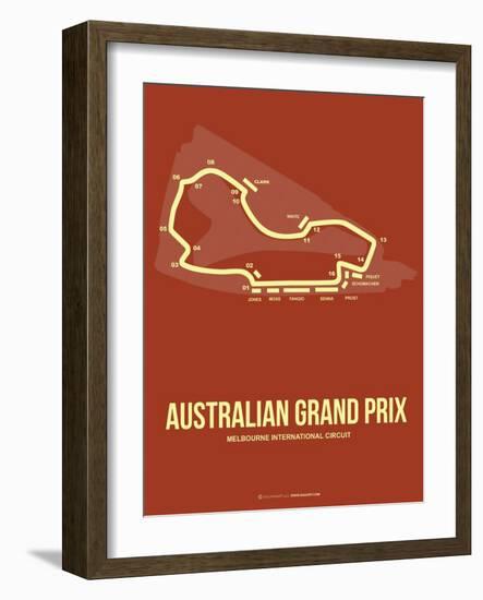 Australian Grand Prix 3-NaxArt-Framed Art Print