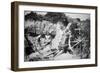 Australian Gunners in Action, Gallipoli Campaign, 1915-null-Framed Giclee Print