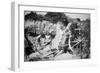 Australian Gunners in Action, Gallipoli Campaign, 1915-null-Framed Giclee Print