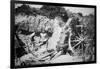 Australian Gunners in Action, Gallipoli Campaign, 1915-null-Framed Giclee Print