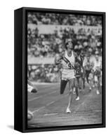 Australian Herb Elliot, Winning Men's 1500 Meter Race, at Olympics-George Silk-Framed Stretched Canvas