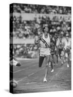 Australian Herb Elliot, Winning Men's 1500 Meter Race, at Olympics-George Silk-Stretched Canvas