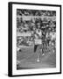 Australian Herb Elliot, Winning Men's 1500 Meter Race, at Olympics-George Silk-Framed Premium Photographic Print