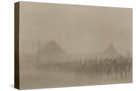 Australian Infantry Marching During a Dust Storm, Which Is known in Egypt as a 'Khamseen', 1915-null-Stretched Canvas