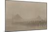 Australian Infantry Marching During a Dust Storm, Which Is known in Egypt as a 'Khamseen', 1915-null-Mounted Giclee Print