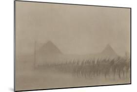 Australian Infantry Marching During a Dust Storm, Which Is known in Egypt as a 'Khamseen', 1915-null-Mounted Giclee Print