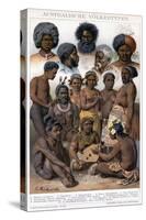 Australian Inhabitants, 1800-1850-G Mutzel-Stretched Canvas