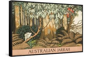 Australian Jarrah Travel Poster-null-Framed Stretched Canvas