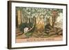 Australian Jarrah Travel Poster-null-Framed Giclee Print