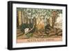 Australian Jarrah Travel Poster-null-Framed Giclee Print