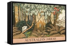 Australian Jarrah Travel Poster-null-Framed Stretched Canvas