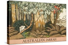 Australian Jarrah Travel Poster-null-Stretched Canvas