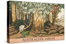Australian Jarrah Travel Poster-null-Stretched Canvas