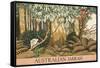 Australian Jarrah Travel Poster-null-Framed Stretched Canvas