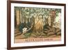 Australian Jarrah Travel Poster-null-Framed Giclee Print