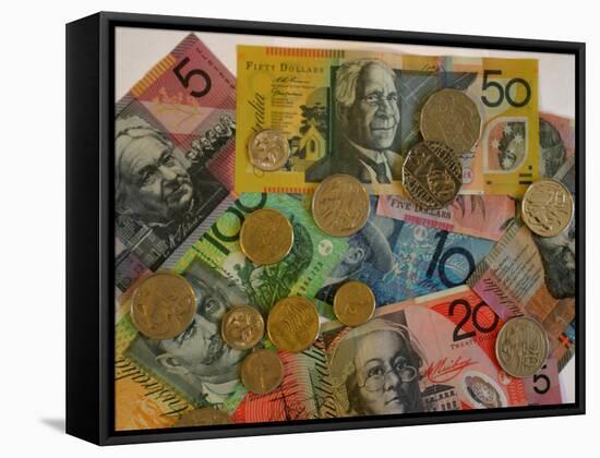 Australian Money-David Wall-Framed Stretched Canvas