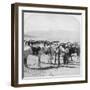 Australian Mounted Rifles after a Skirmish at the Modder River, South Africa, January 1900-Underwood & Underwood-Framed Giclee Print