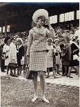 Jean Shrimpton (B.1942) at the Melbourne Cup in 1965-Australian Photographer-Giclee Print