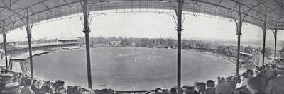 Melbourne Cricket Ground (B/W Photo)-Australian Photographer-Giclee Print