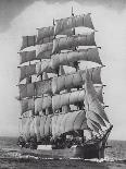 Pamir, one of the last commercial sailing ships, off Sydney Heads, Australia-Australian Photographer-Framed Photographic Print