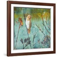 Australian Reed Warbler-Trudy Rice-Framed Art Print