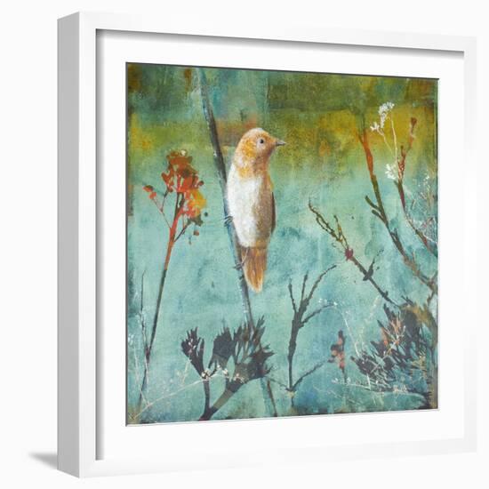 Australian Reed Warbler-Trudy Rice-Framed Art Print